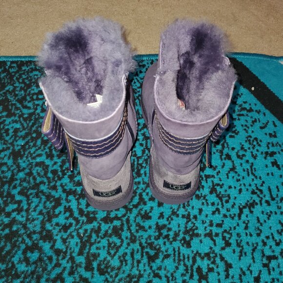 UGG Shearling-Lined Purple Boots, Size 6, NWOB - Picture 6 of 9